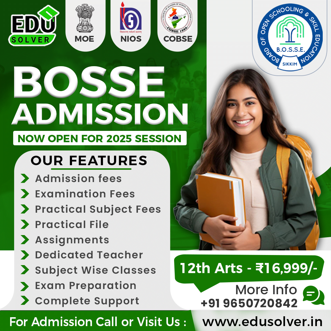 BOSSE Admission 12th ARTS